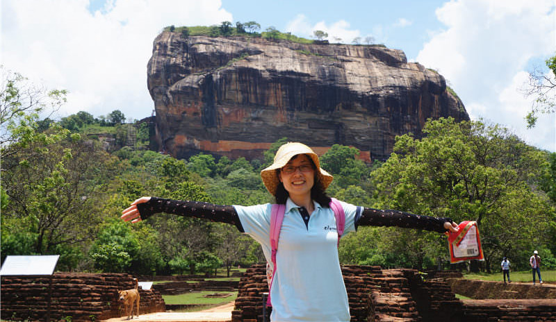 Mavis at Sigiriya, Sri Lanka