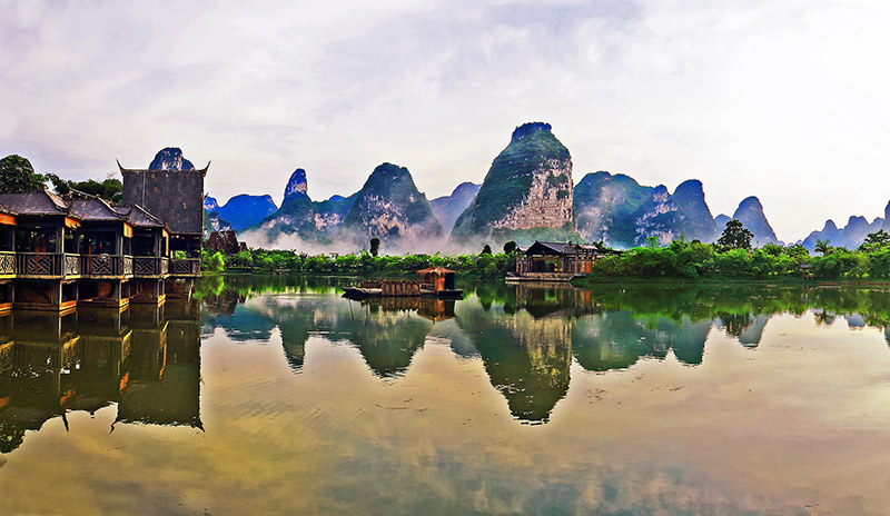 Mingshi Village in Guangxi