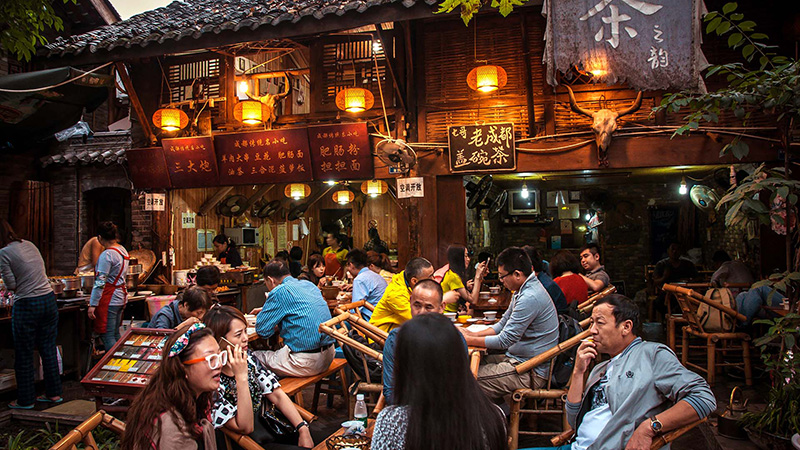 Tea House in Chengdu