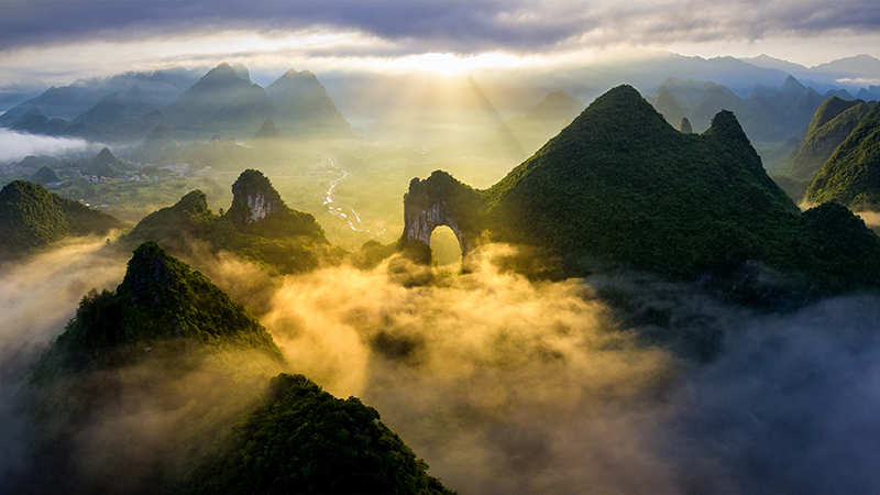 Moon Hill in Yangshuo