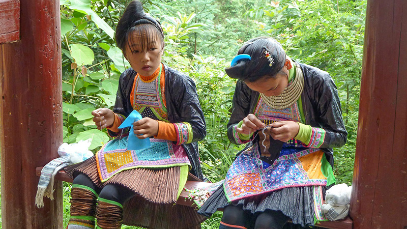 Miao Girls in Guizhou