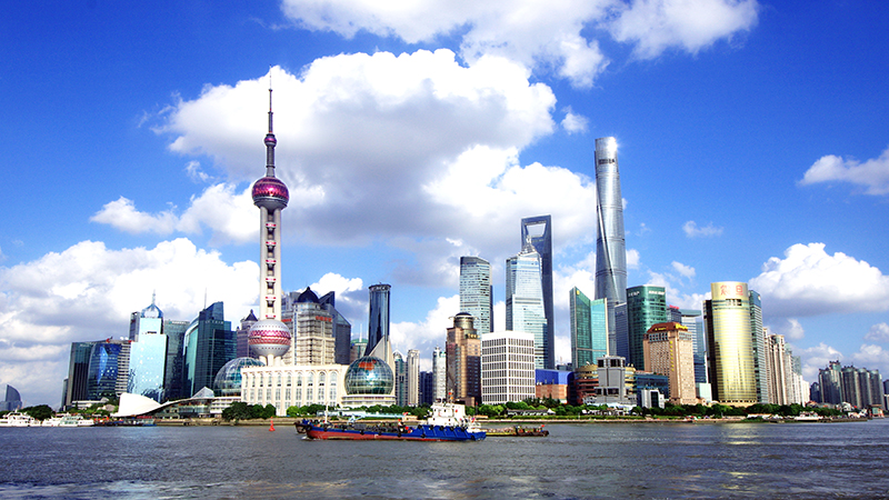 The Bund in Shanghai