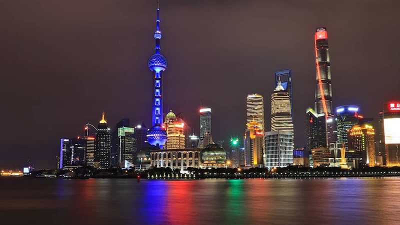 The Bund in Shanghai