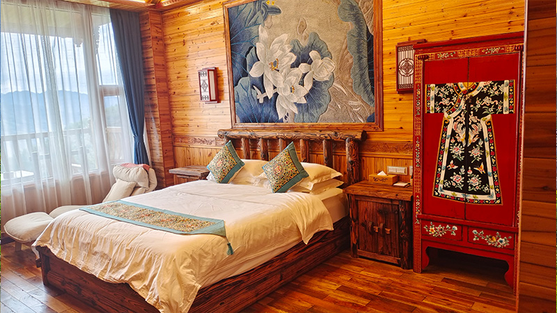 A room in a 4-star hotel in Longji