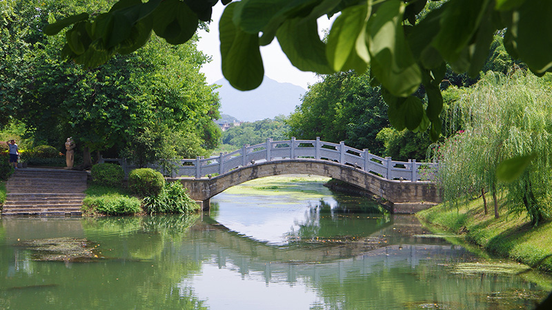 A bridge in Elephant Trunk Hill Park