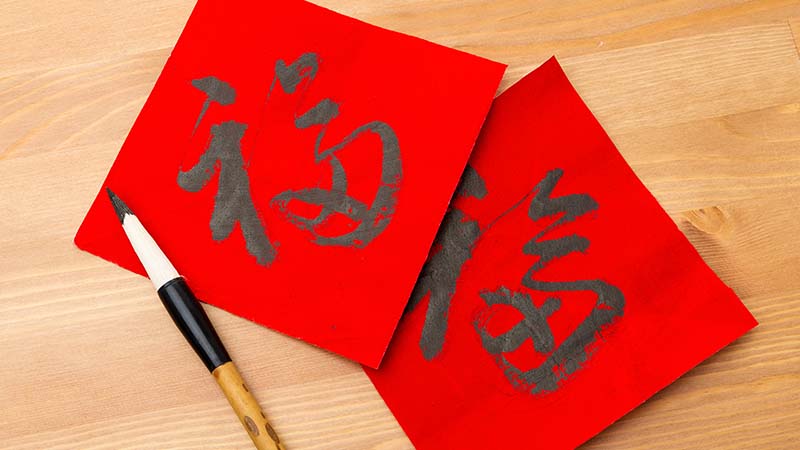 Fu Character Calligraphy for Chinese New Year