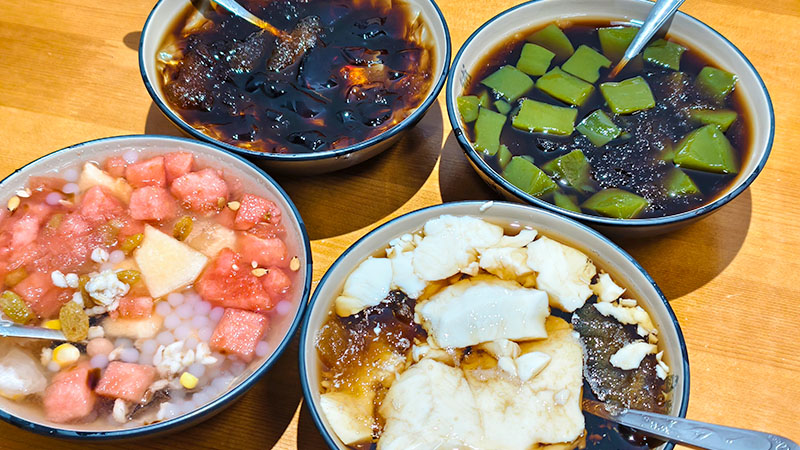 4 bowls of Guilin sweet soup