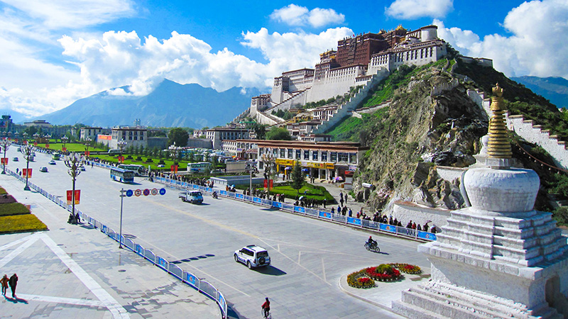 The Potala Palace in Lhasa