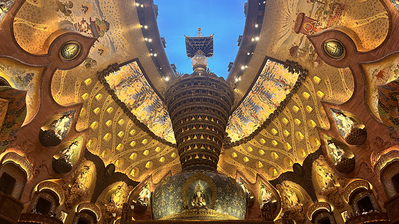 The usnisa palace in Niushoushan