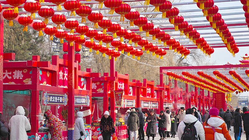 One of the Chinese New Year temple fairs
