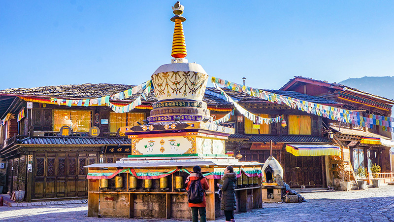 The old town of Shangri La,Yunnan