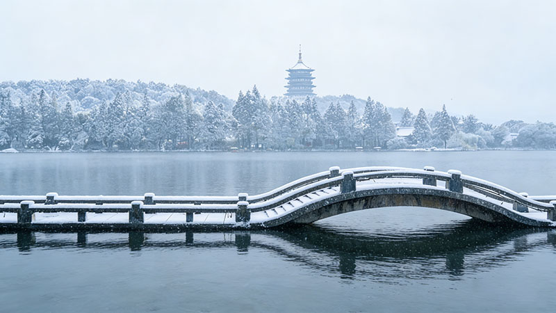The West Lake in winter