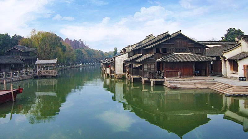 Scenery of Wuzhen Water Town