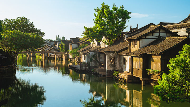 Beautiful scenery of Wuzhen