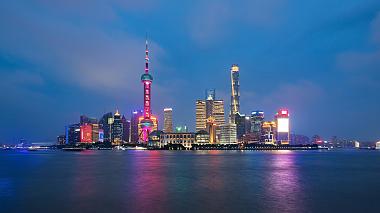 The bund in Shanghai