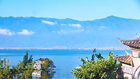 Erhai Lake in Dali,Yunnan