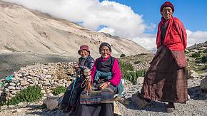 Local peopel at Tibet 